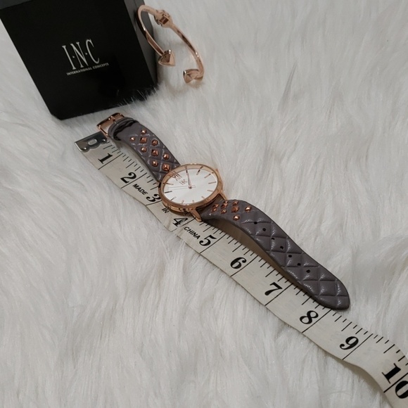 I.N.C Watch & Hinged Bracelet Set main image 8
